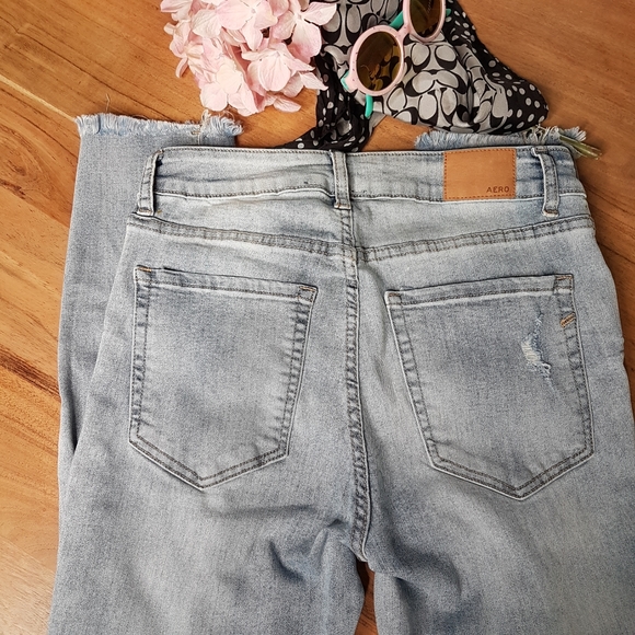 Aeropoatale High Rise Ankle Jeggings - sz 6 - Picture 9 of 12